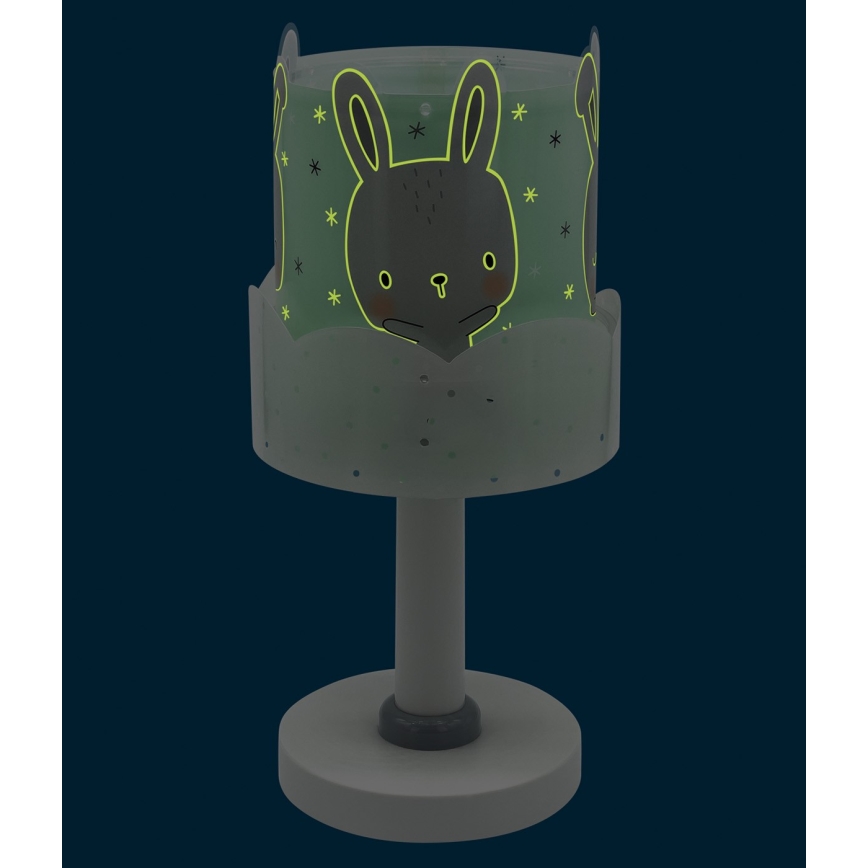 Dalber 61151H - Дитяча лампа BUNNY 1xE14/40W/230V зелений