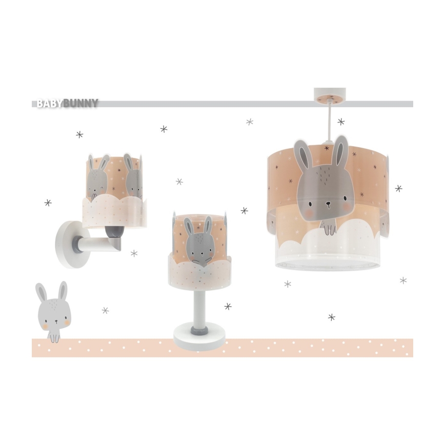 Dalber 61151S - Дитяча лампа BUNNY 1xE14/40W/230V помаранчевий