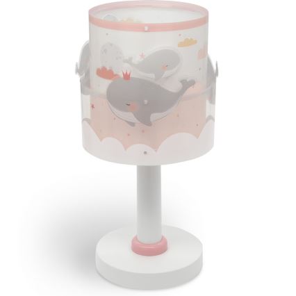 Dalber 61171S - Детский светильник WHALE DREAMS 1xE14/8W/230V розовый