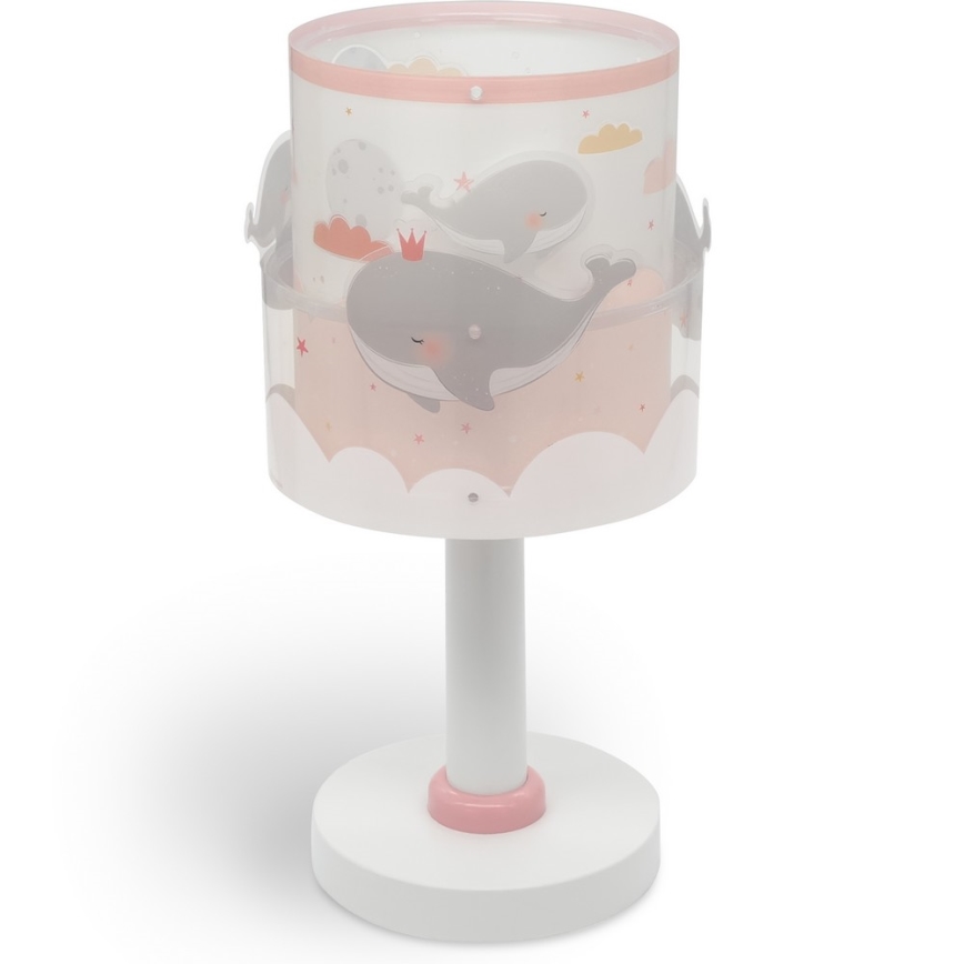 Dalber 61171S - Детский светильник WHALE DREAMS 1xE14/8W/230V розовый
