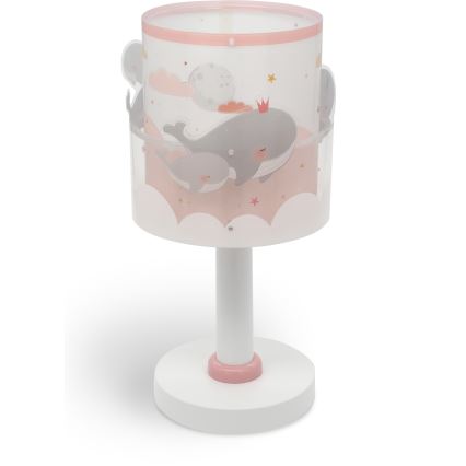 Dalber 61171S - Детский светильник WHALE DREAMS 1xE14/8W/230V розовый
