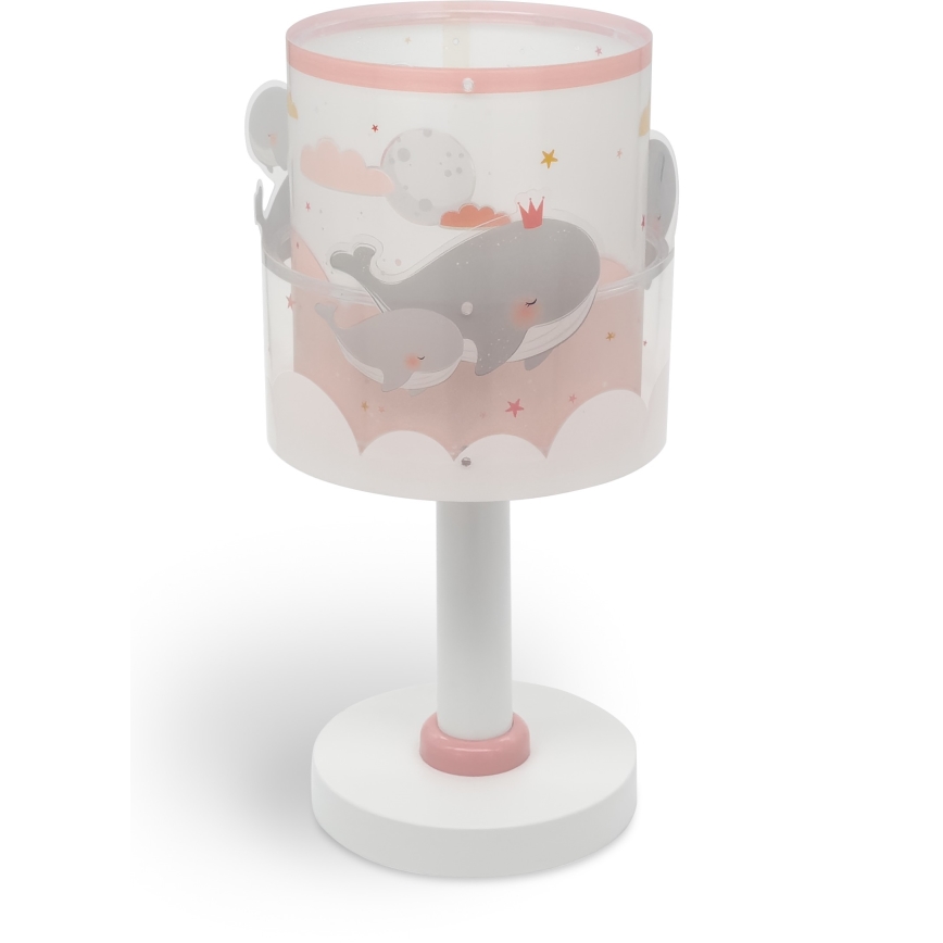 Dalber 61171S - Детский светильник WHALE DREAMS 1xE14/8W/230V розовый