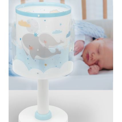 Dalber 61171T - Детский светильник WHALE DREAMS 1xE14/8W/230V синий