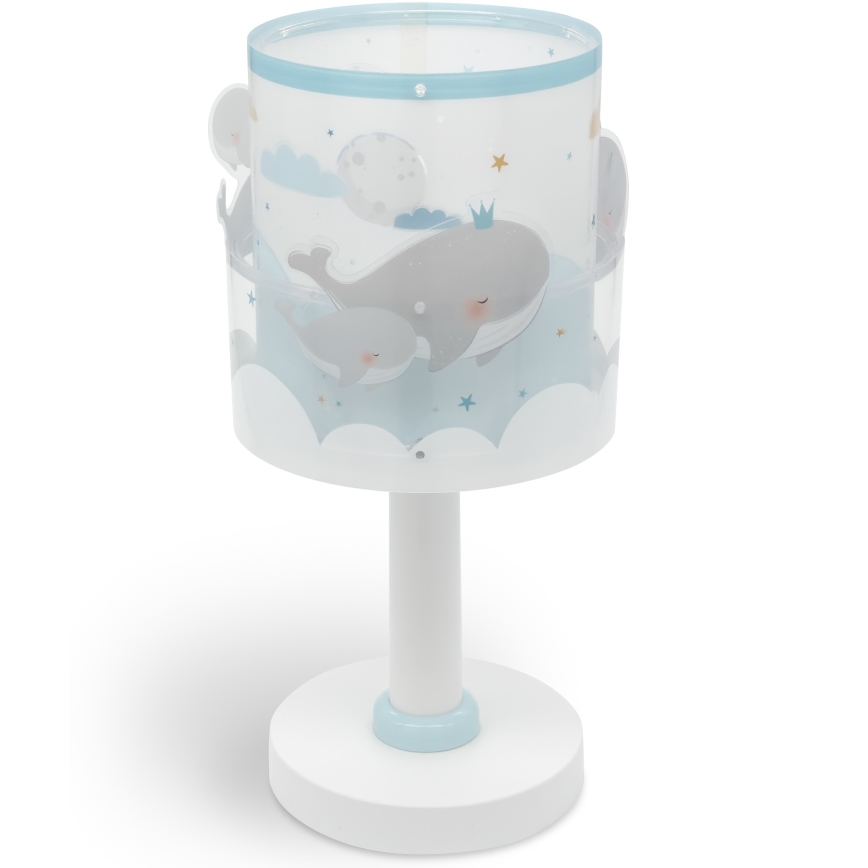 Dalber 61171T - Дитячий нічник WHALE DREAMS 1xE14/8W/230V синій