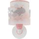 Dalber 61179S - Детский настенный светильник WHALE DREAMS 1xE27/15W/230V розовый