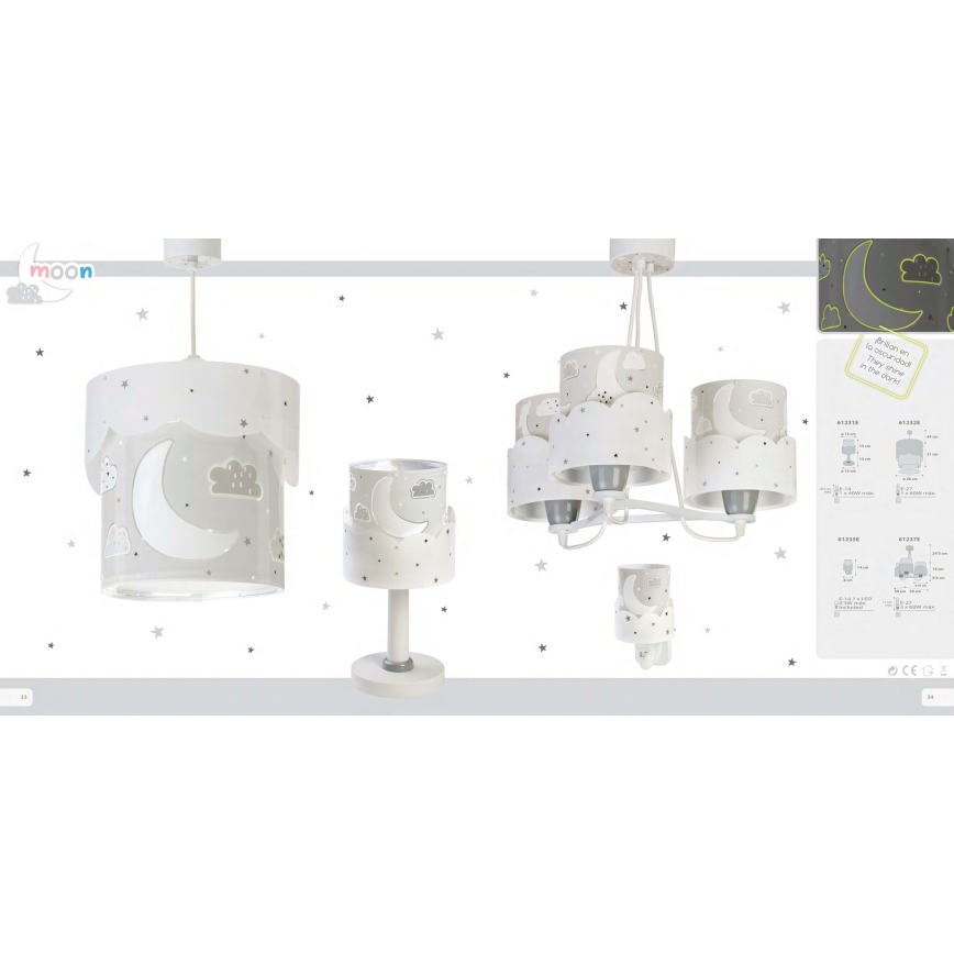 Dalber 61235E - LED Маленька лампа в розетку MOON 1xE14/0,3W/230V