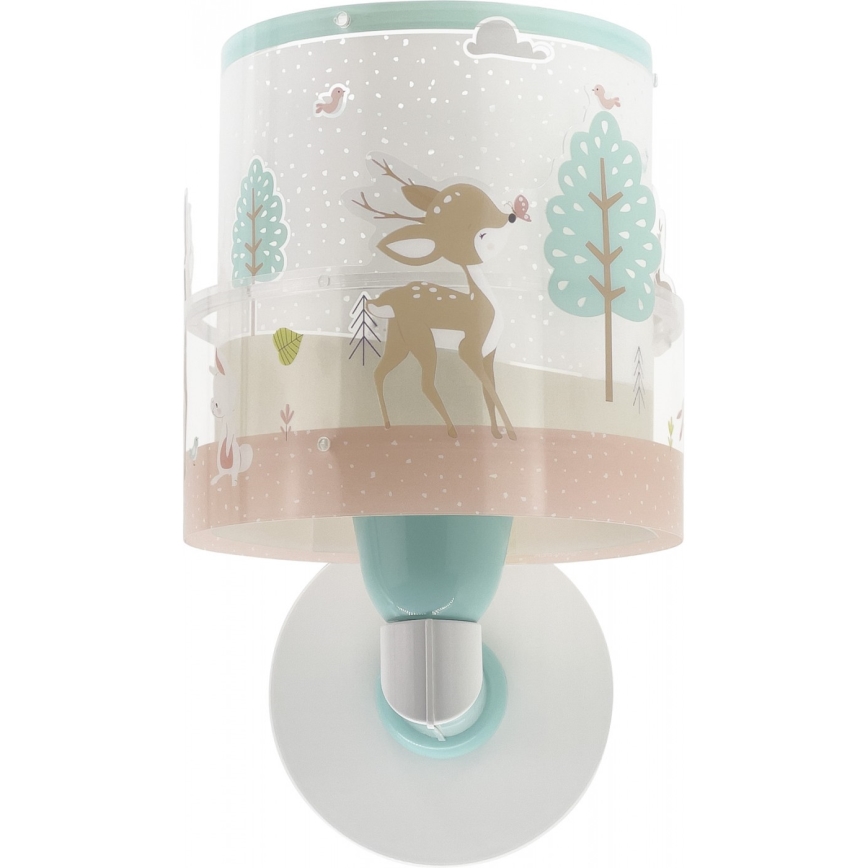 Dalber 61279 - Дитячий настінний світильник LOVING DEER 1xE27/60W/230V