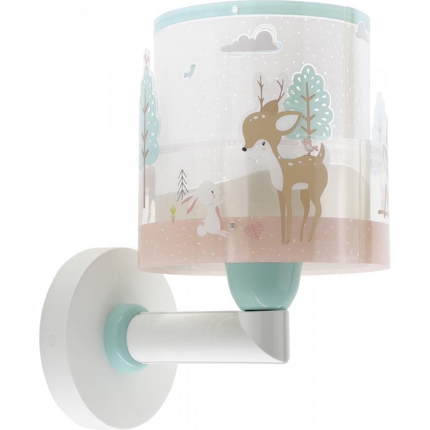 Dalber 61279 - Дитячий настінний світильник LOVING DEER 1xE27/60W/230V