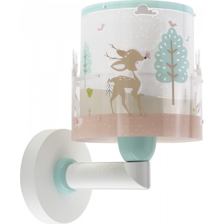 Dalber 61279 - Дитячий настінний світильник LOVING DEER 1xE27/60W/230V