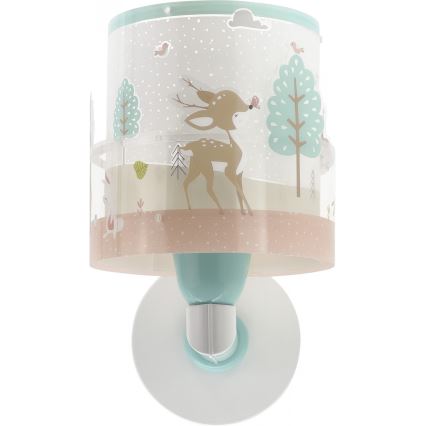 Dalber 61279 - Дитячий настінний світильник LOVING DEER 1xE27/60W/230V