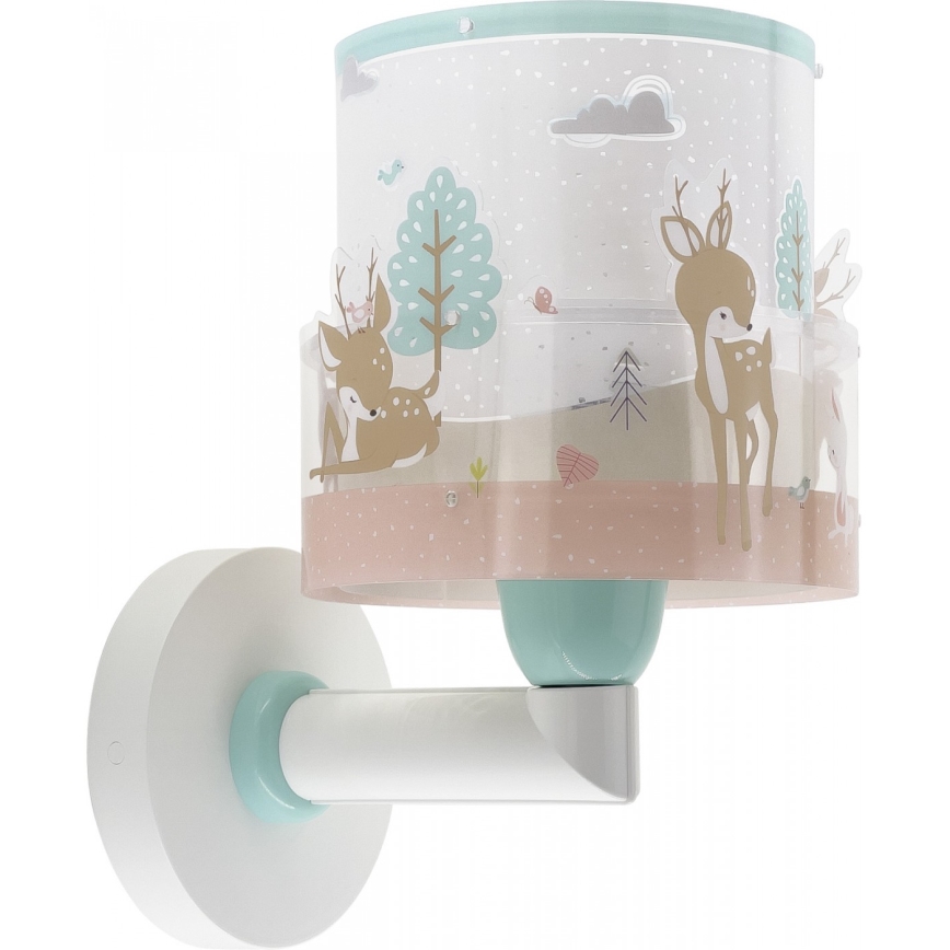 Dalber 61279 - Дитячий настінний світильник LOVING DEER 1xE27/60W/230V