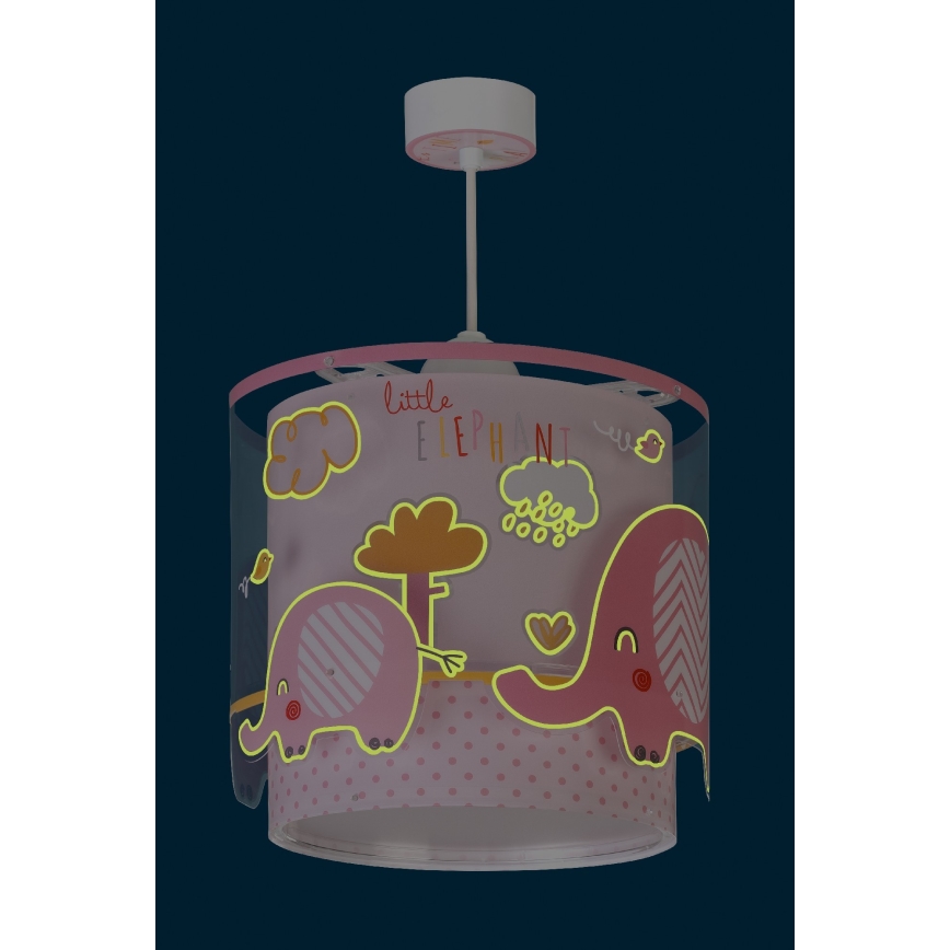 Dalber 61332S - Дитяча люстра LITTLE СЛОН 1xE27/60W/230V