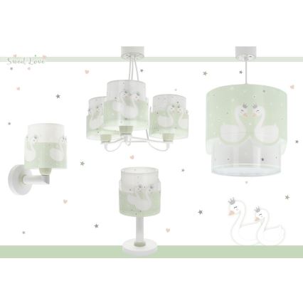 Dalber 61711H - Детская лампа SWEET LOVE 1xE14/40W/230V зеленый