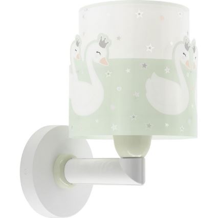 Dalber 61719H - Детский настенный светильник SWEET LOVE 1xE27/60W/230V зеленый