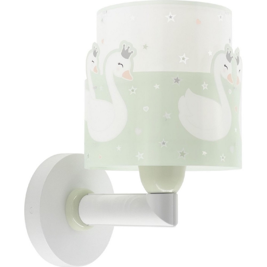 Dalber 61719H - Детский настенный светильник SWEET LOVE 1xE27/60W/230V зеленый