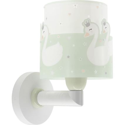 Dalber 61719H - Детский настенный светильник SWEET LOVE 1xE27/60W/230V зеленый
