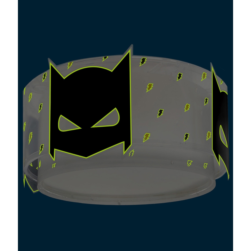 Dalber 61806 - Дитячий стельовий світильник DARK HERO 2xE27/15W/230V