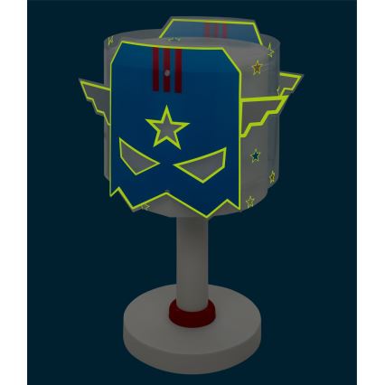 Dalber 61811N - LED детская настольная лампа BLUE HERO 1xG4/4W/230V белая/синяя