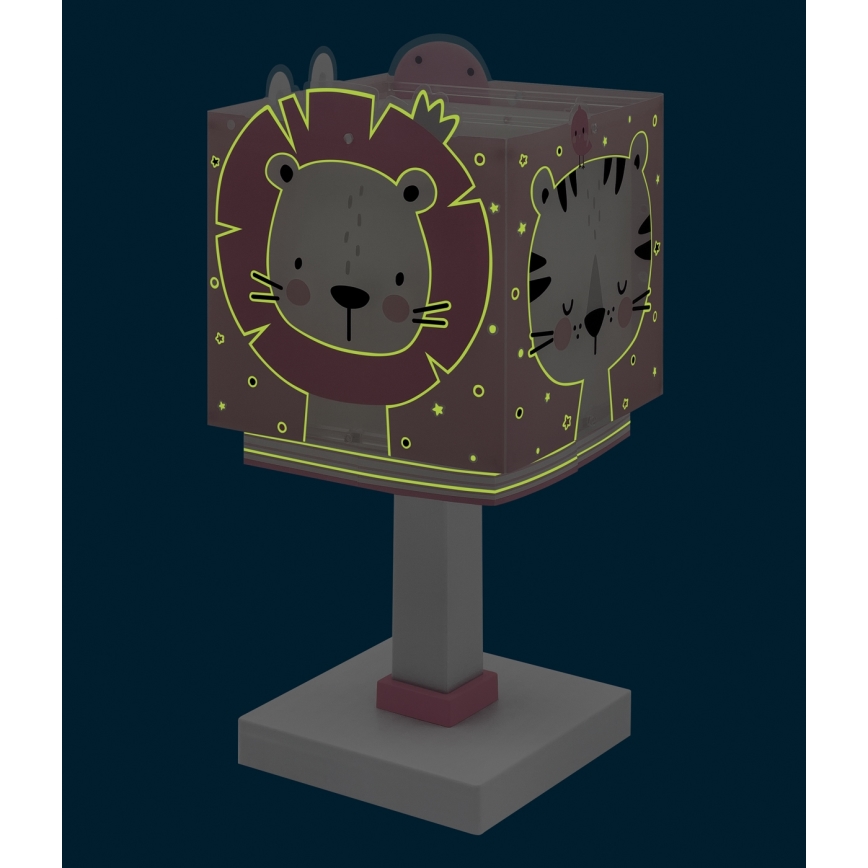 Dalber 63111NS - LED детская лампа BABY JUNGLE 1xG4/4W/230V розовая