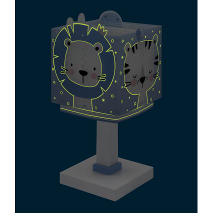 Dalber 63111NT - LED дитяча лампа BABY JUNGLE 1xG4/4W/230V синя