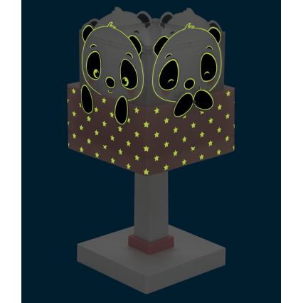 Dalber 63161S - Дитячий нічник PANDA 1xE14/40W/230V рожевий