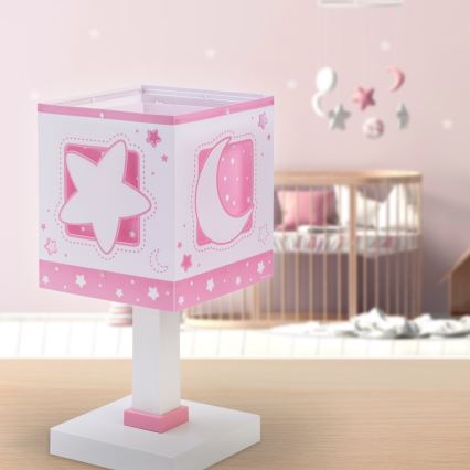 Dalber 63231NS - LED дитячий нічник MOONLIGHT 1xG4/4W/230V рожева