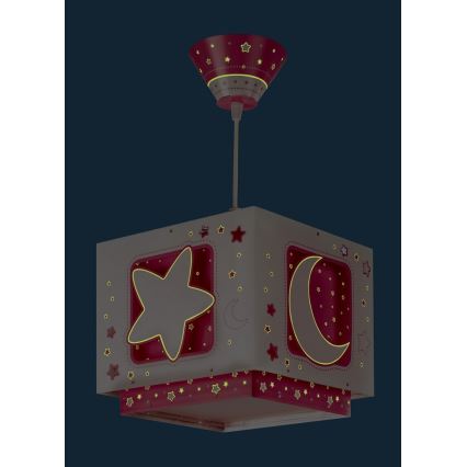 Dalber 63232S - Детская подвесная люстра MOON LIGHT 1xE27/60W/230V