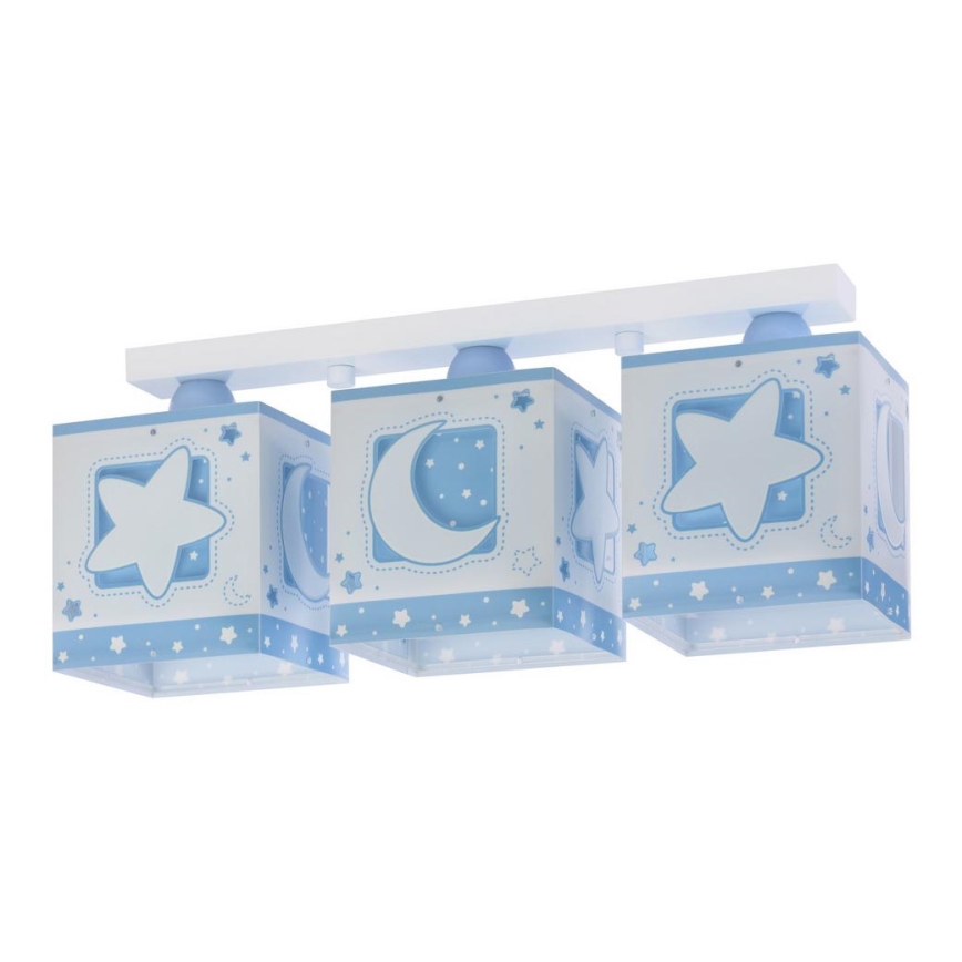 Dalber 63233NT - Дитячий стельовий світильник MOONLIGHT 3xE27/60W/230V