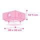 Dalber 63236S - Дитячий стельовий світильник MOONLIGHT 2xE27/60W/230V рожевий