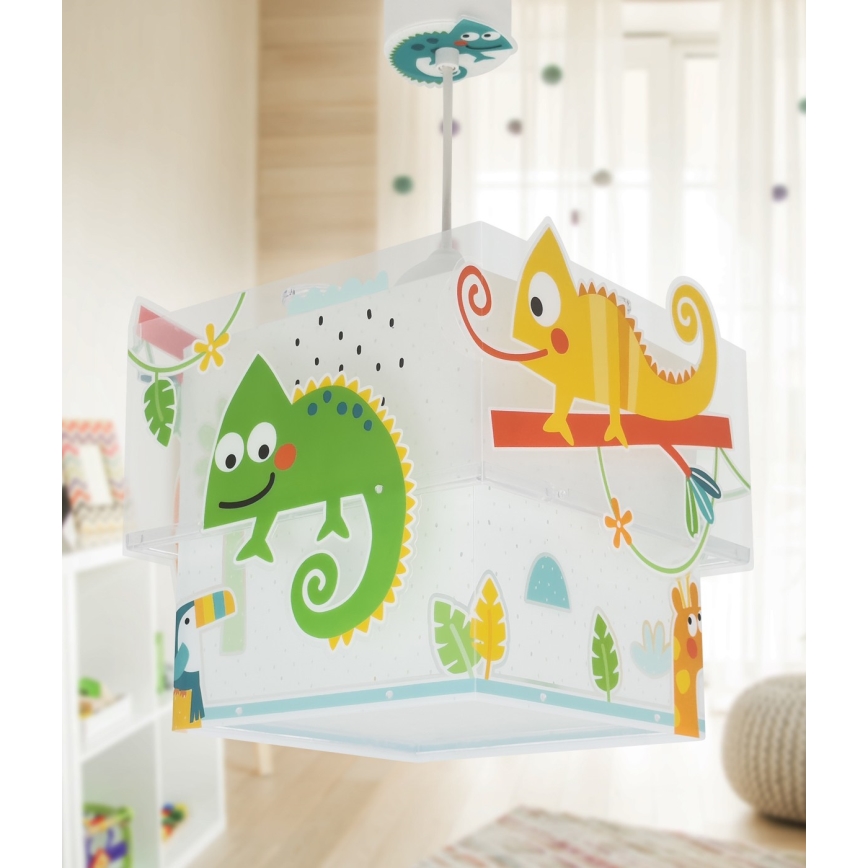 Dalber 63312 - Дитяча люстра HAPPY JUNGLE 1xE27/15W/230V