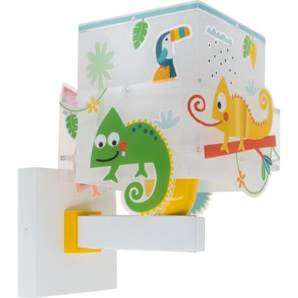 Dalber 63319 - Детский настенный светильник HAPPY JUNGLE 1xE27/15W/230V