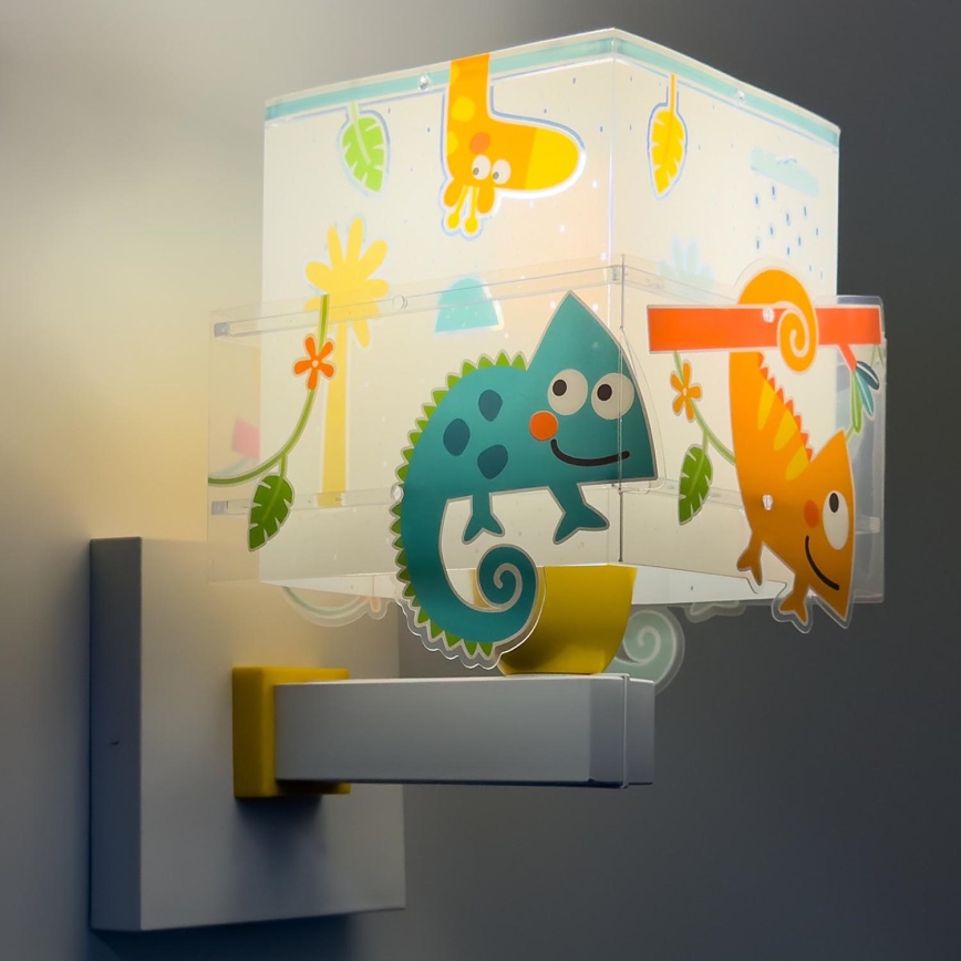 Dalber 63319 - Дитячий настінний світильник HAPPY JUNGLE 1xE27/15W/230V