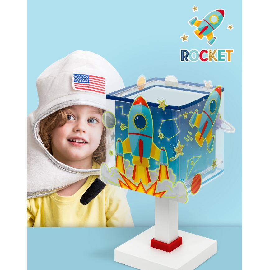 Dalber 63351N - світлодіодна дитяча лампа-нічник ROCKET 1xG4/4W/230V багатобарвна