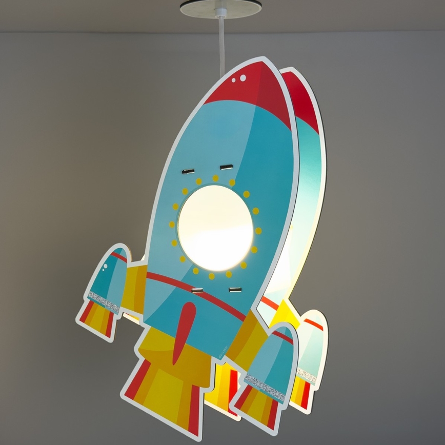 Dalber 63357 - Дитяча люстра ROCKET 1xE27/15W/230V