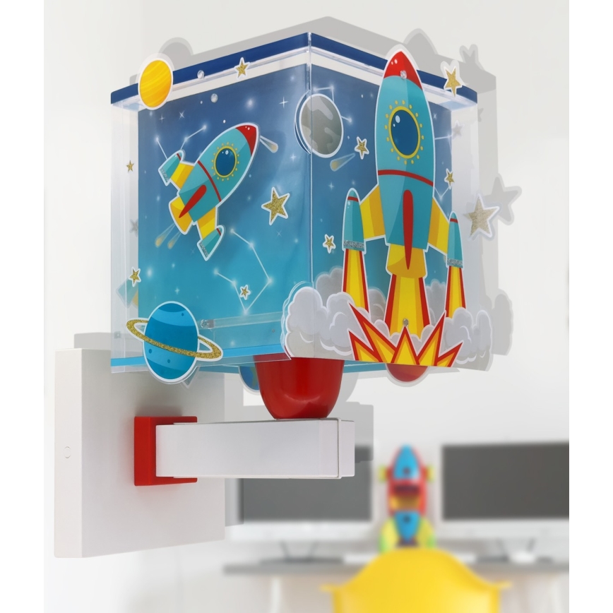 Dalber 63359 - Детский настенный светильник ROCKET 1xE27/15W/230V