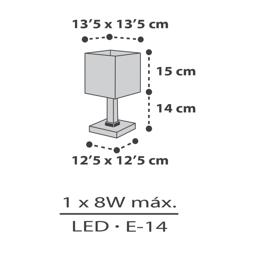 Dalber 63371 - Детский светильник LITTLE PIXEL 1xE14/8W/230V