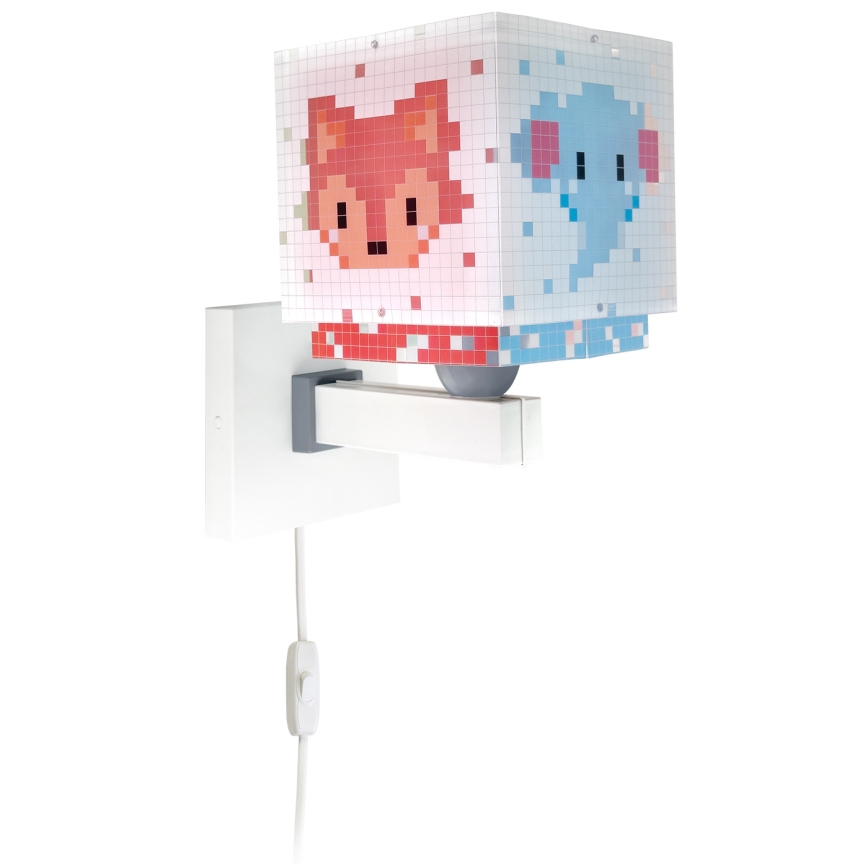 Dalber 63379 - Детский настенный светильник LITTLE PIXEL 1xE27/15W/230V