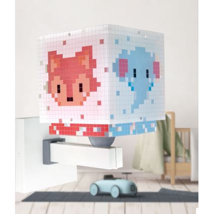 Dalber 63379 - Детский настенный светильник LITTLE PIXEL 1xE27/15W/230V