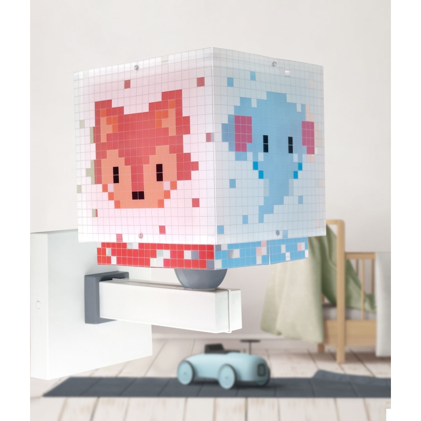 Dalber 63379 - Детский настенный светильник LITTLE PIXEL 1xE27/15W/230V