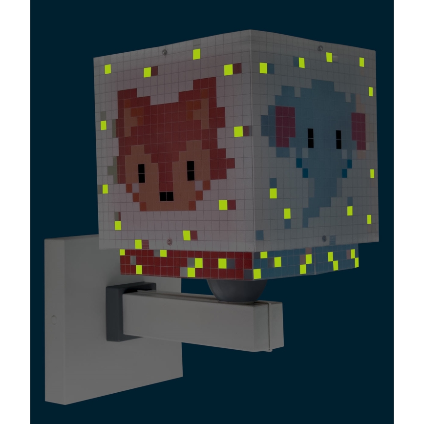 Dalber 63379 - Дитячий настінний світильник LITTLE PIXEL 1xE27/15W/230V