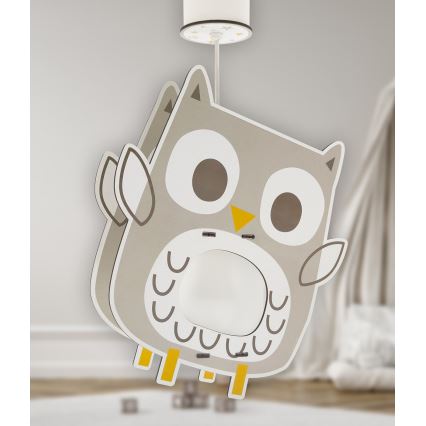 Dalber 63397 - Дитяча люстра OWL 1xE27/15W/230V