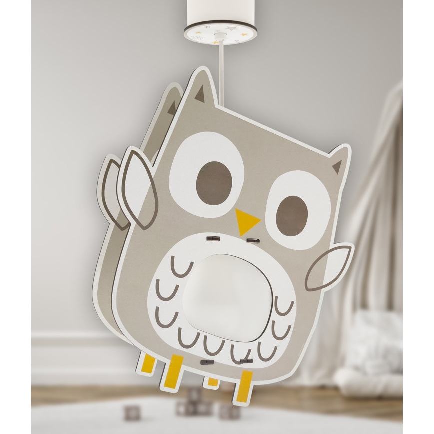 Dalber 63397 - Дитяча люстра OWL 1xE27/15W/230V