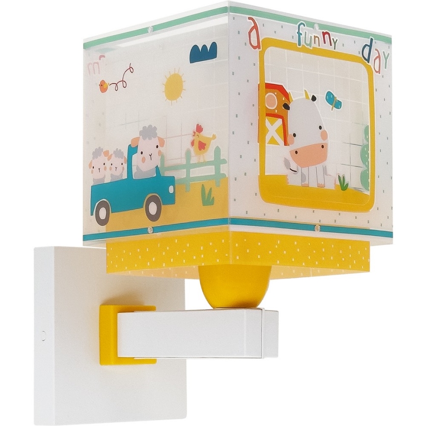 Dalber 63409 - Детский настенный светильник MY FARM 1xE27/15W/230V