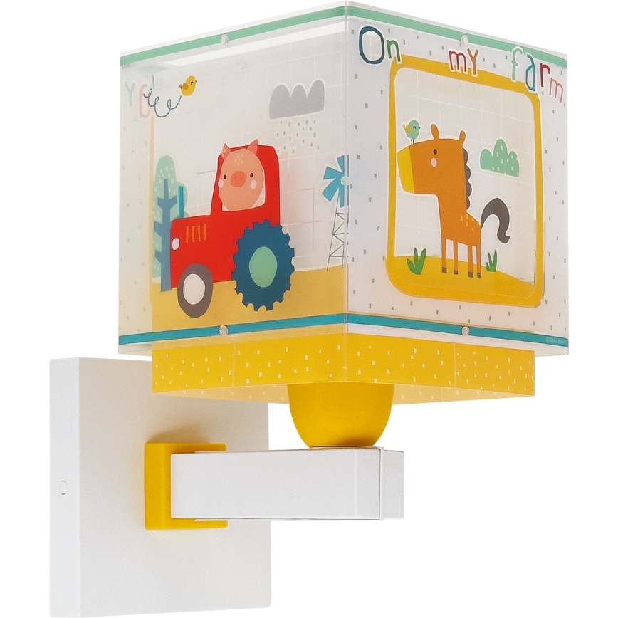 Dalber 63409 - Детский настенный светильник MY FARM 1xE27/15W/230V
