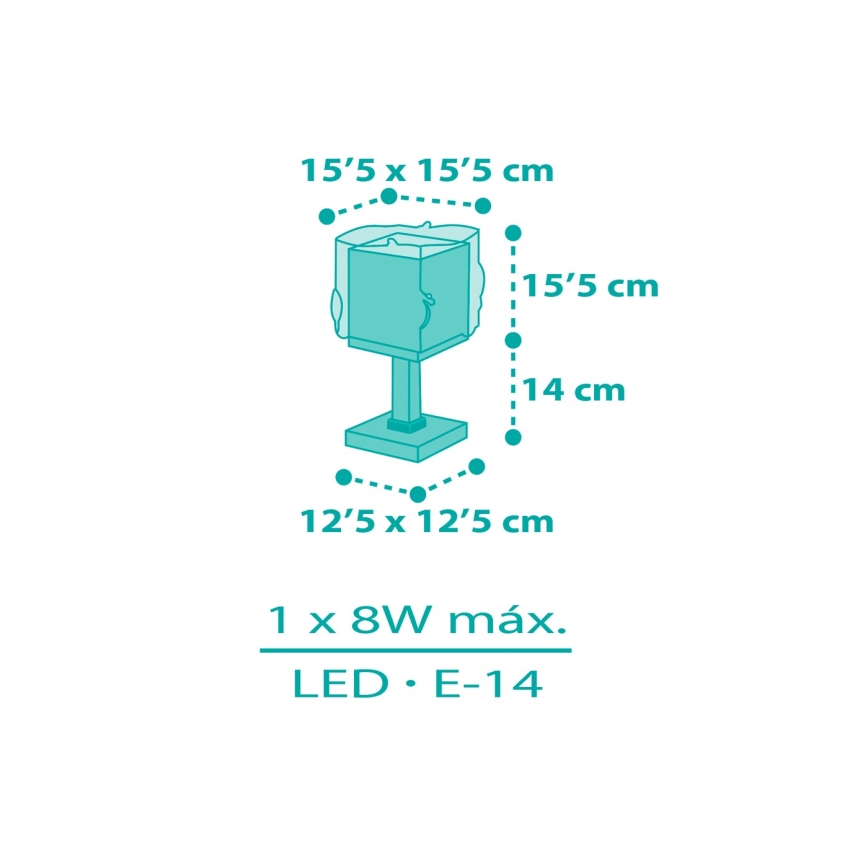 Dalber 63441N - LED детская лампа MERMAIDS 1xG4/4W/230V разноцветная
