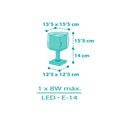 Dalber 63441N - LED дитяча лампа MERMAIDS 1xG4/4W/230V різнокольорова