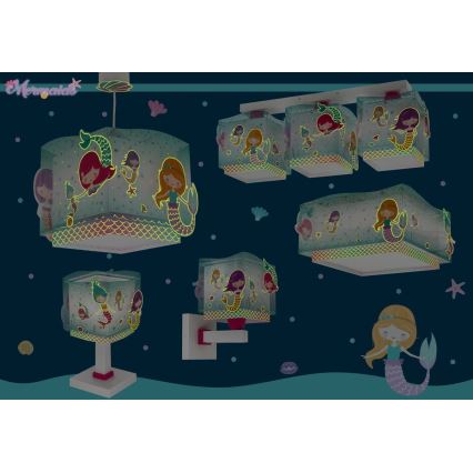 Dalber 63449 - Детский настенный светильник MERMAIDS 1xE27/60W/230V