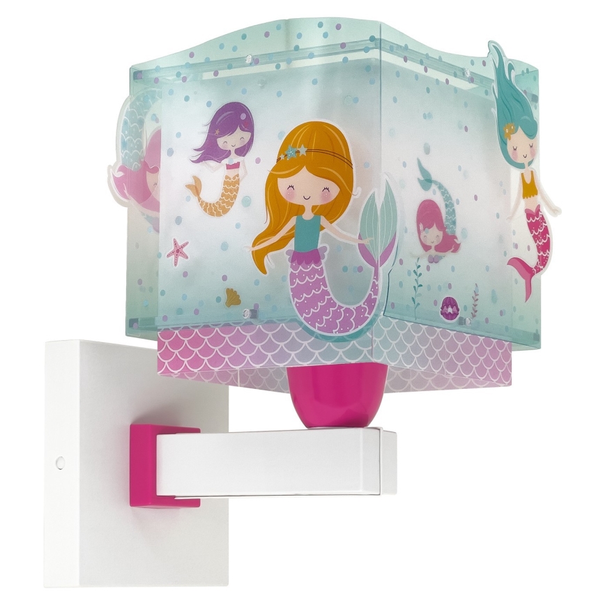 Dalber 63449 - Детский настенный светильник MERMAIDS 1xE27/60W/230V