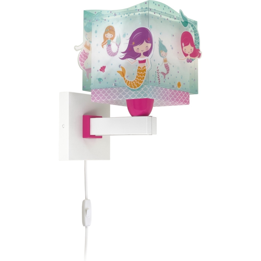 Dalber 63449 - Детский настенный светильник MERMAIDS 1xE27/60W/230V