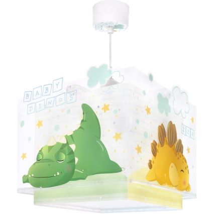 Dalber 63452 - Детская люстра BABY DINOS 1xE27/15W/230V разноцветная